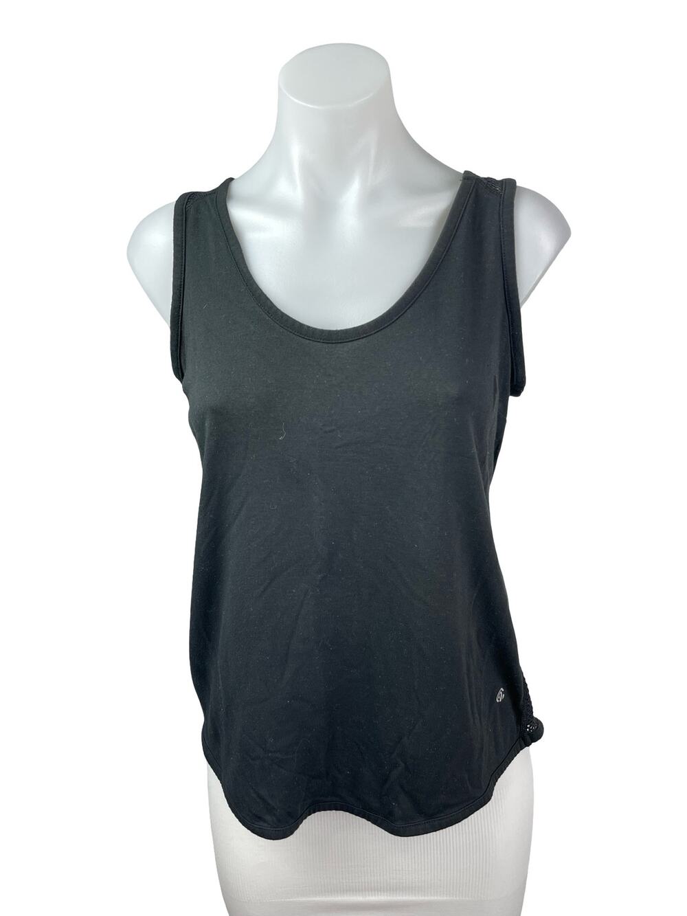 Champion Women's Black Mesh Back Yoga Workout Running Athletic Tank Top Size M